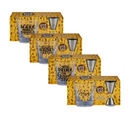 Dad Whiskey Glass And Jigger Set