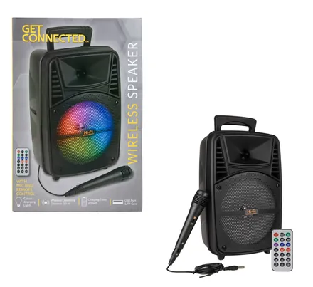 Wireless Speaker With Mic And Remote