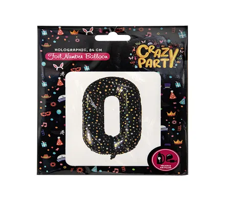 Holographic Helium Foil Balloon, 0