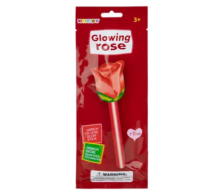 Glow Stick Rose Wand, 1 Piece