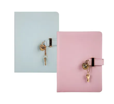 Novelty Notebook With Heart Lock