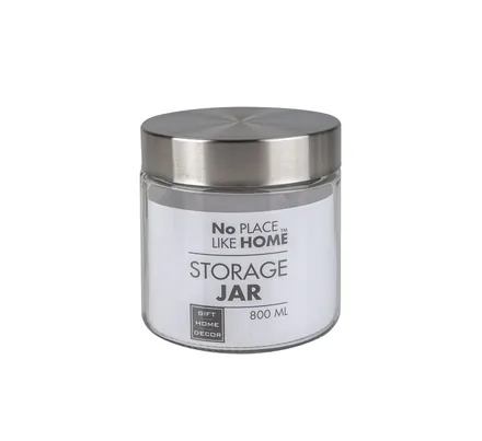 Blackboard Glass Storage Jar, 800ml