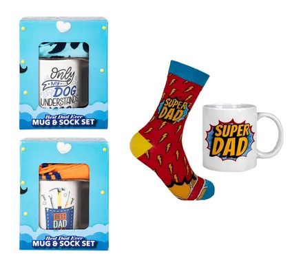 Dad Mug & Sock Gift Set, 325ml