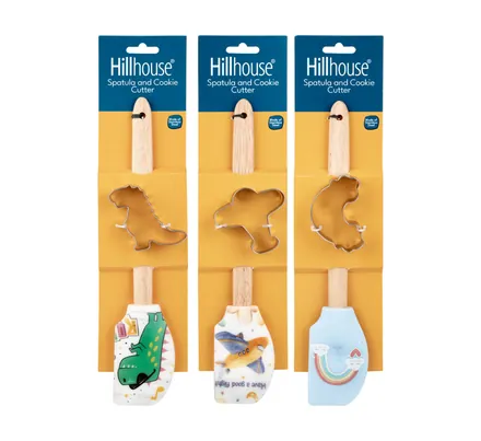 Silicone Spatula 29cm And Cookie Cutter