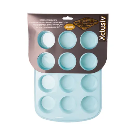 Silicone Cup Cake Pan 12 Cup 5 X 2.5cm
