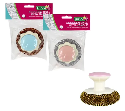 Pot Scourer, With Handle