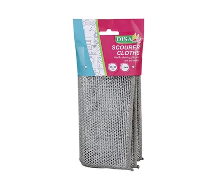 Abrasive Scourer Cloths, 3-Piece
