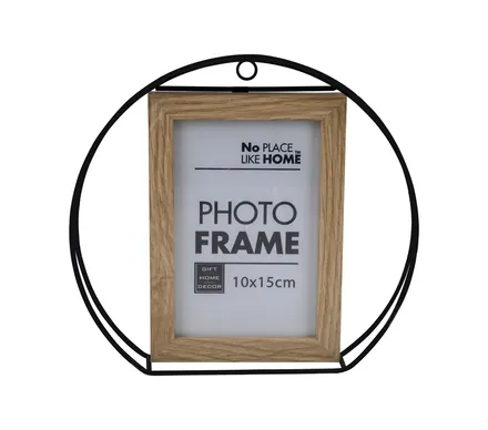 Round Metal Frame And Picture