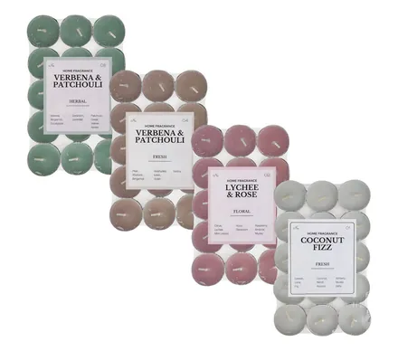 Tea Light Candles,15-Piece Scented