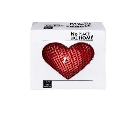Heart Shaped Candle, 7.4 X 6.6cm