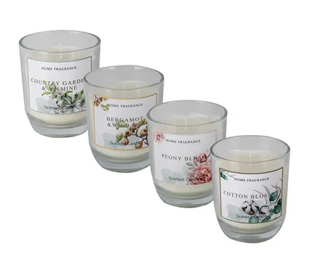 Scented Candle,In Glass Holder