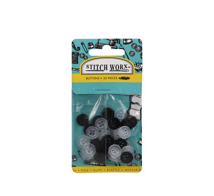 Small Shirt Buttons 18 Piece 0.12mm