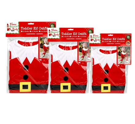 Kiddies Elf Dress Up Suit