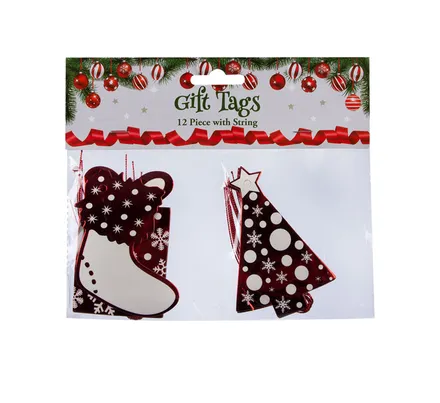 Metallic Gift Tags, 12-Piece