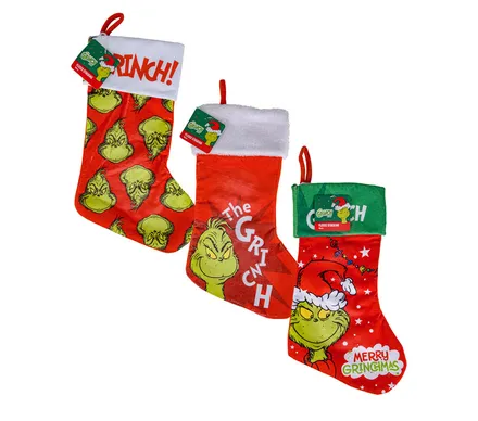 The Grinch Christmas Stocking, 45cm
