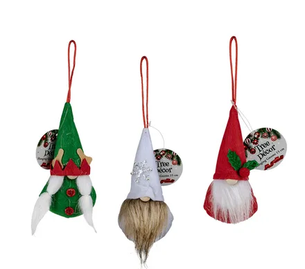 Tree Decor Hanging Gnome, 15cm