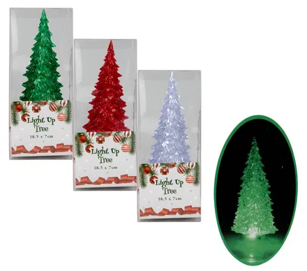 Christmas Tree Light-Up Tree 18.5 X 7cm
