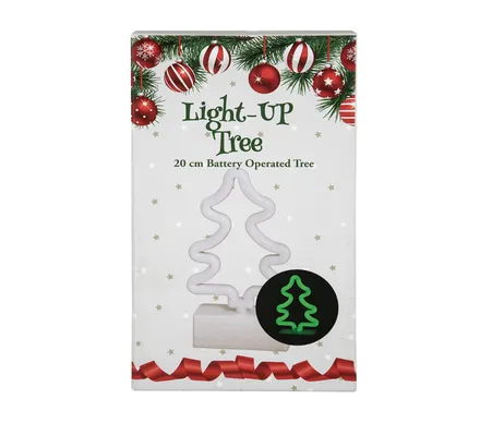 Christmas Decor Light-Up Tree