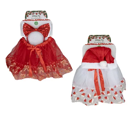 Christmas Dress Up Tutu And Headband Set
