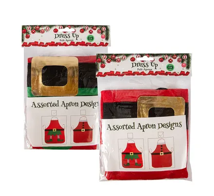 Christmas Dress Up Apron Felt, 77cm