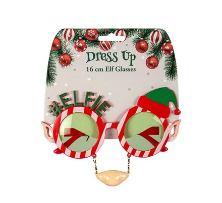 Elf Dress Up Glasses, 16cm