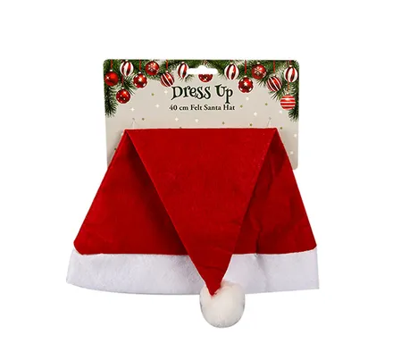 Santa Claus Felt Hat, 40 X 27cm