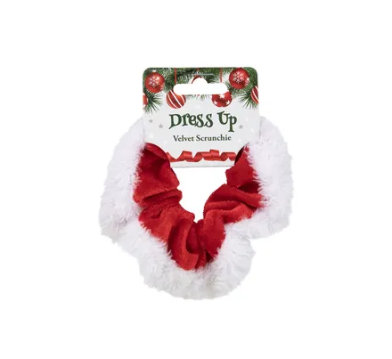 Christmas Dress Up Scrunchie Velvet