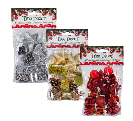 Christmas Tree Decor, 14-Piece