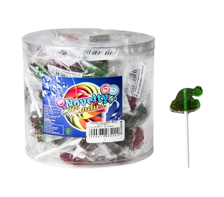 Xmas Confec Shaped Lolly