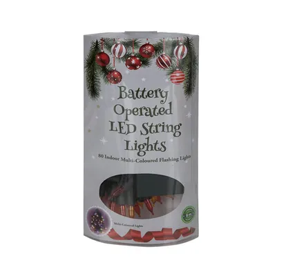 80 Battery Operated Lights, 8m