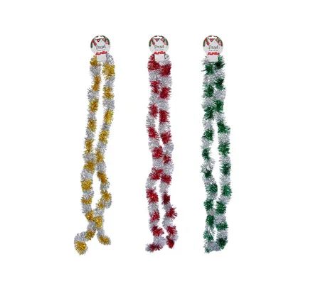 Christmas Tinsel, 8cm X 2m