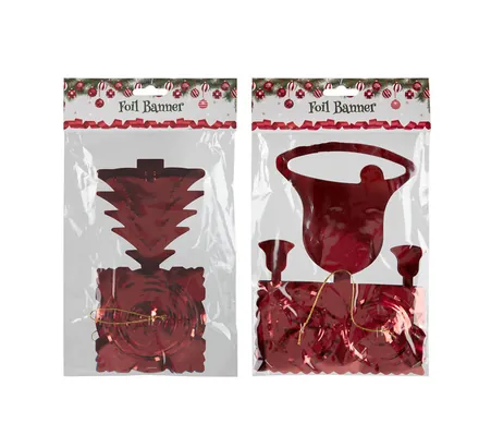 Christmas Tinsel Cut Out Foil