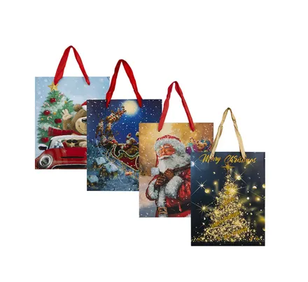 Medium Christmas Gift Bag, 18 X 23cm