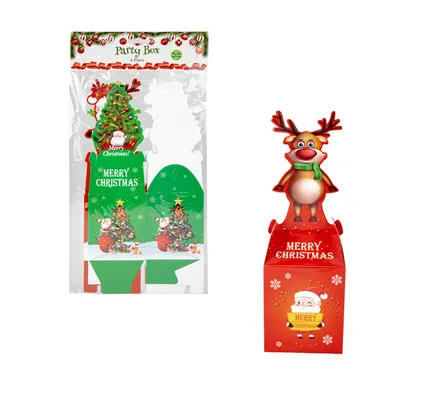 Christmas Party Boxes, 4-Piece, 18 X 8cm