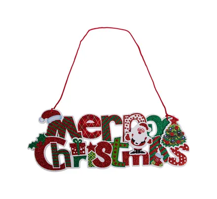 Merry Christmas Plaque, 40cm