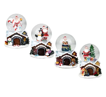 Christmas Snow Globe, 10.5cm