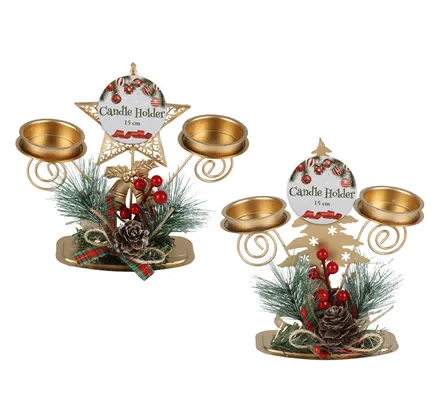 Christmas Star & Candleholder