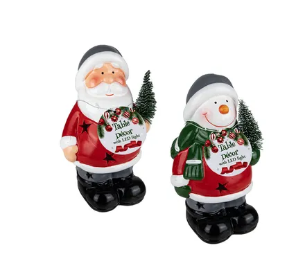 Christmas Table Decor W/Led Light