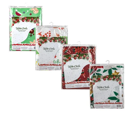 Christmas Table Cloth, 132 X 178cm
