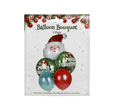 Christmas Balloon, 5-Pack