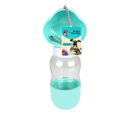 Pet Food And Water Container With Bowl