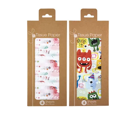 Luxury Kid/Animal Themed Tissue Paper