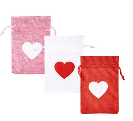 Novel Heart Gift Bag