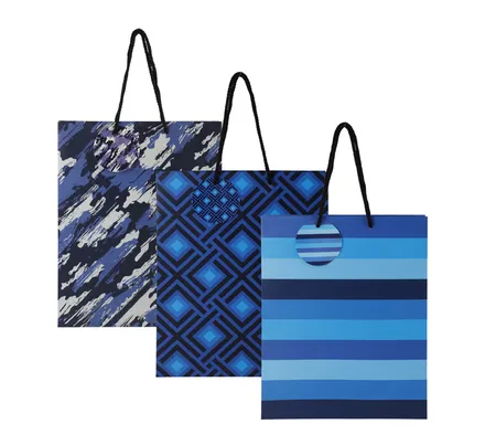 Large Mans Patterned Gift Bag