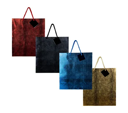 Large Metallic Embossed Gift Bag