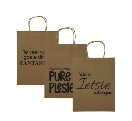 Large Gift Bag With Afrikaans Wording