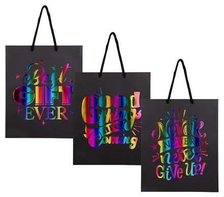 Large Gift Bag With English Wording