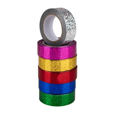 Laser Ribbon Assorted Colours