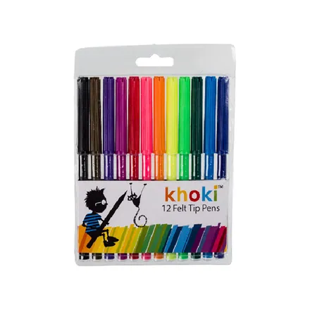 Felt Tip Pens, 12-Piece