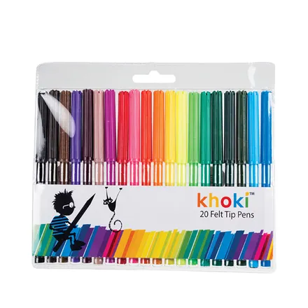 Felt Tip Pens, 20-Piece